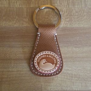 Dooney and Bourke tan key fob